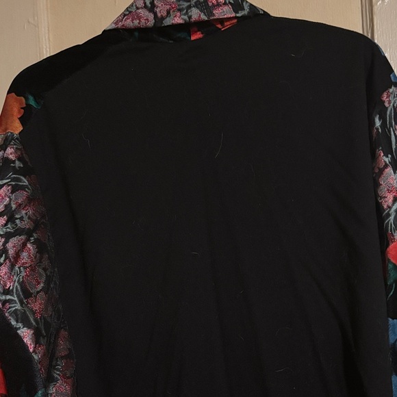 Floral Velvet Robe - Multicolor - Picture 16 of 16